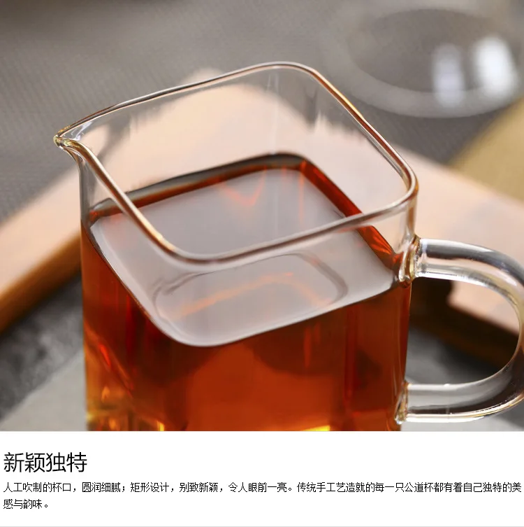 Handmade Heat-resistant Glass Tea Accessories Tea Ceremony Tea Set Accessories Pitcher Tea Pot Tea Cup Genuine Product Special O