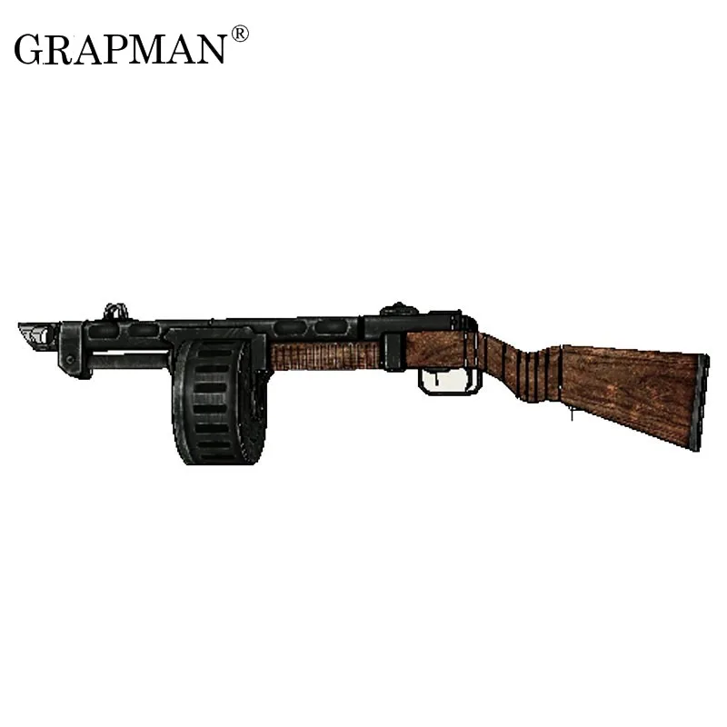 Излучение 3 полуавтоматическая Бумажная модель ружья оружие 3D ручной работы