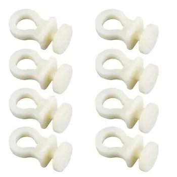 

100 Pcs Mute Rod Rollers Plastic Nano Curtain Rail Track Wheels Curtain Accessory For Window Door Bathroom Bed For Drop Shipping