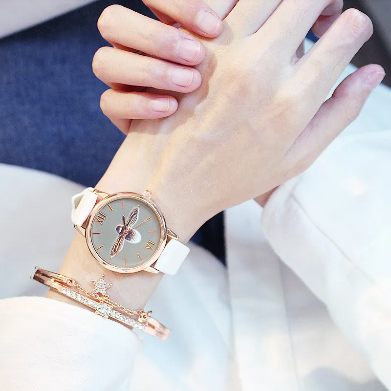 Хит, женские часы, браслет, звездное небо, женские часы-браслет, повседневные кожаные кварцевые наручные часы, часы в подарок, Relogio Feminino