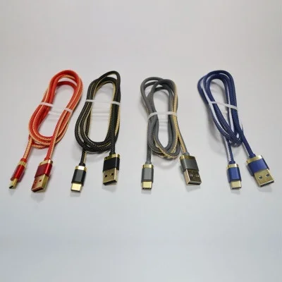 Usb type C роскошный Быстрый зарядный джинсовый кабель type-c для зарядного устройства USB C кабель для iPhone samsung Xiaomi huawei кабели для мобильных телефонов