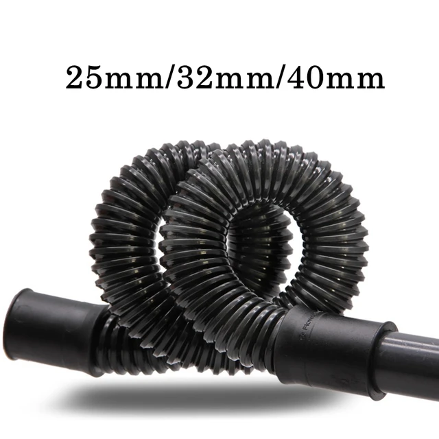 1Pc 25/32/40 Mm -Es Haltartálytömlő 0,3/0,5/1 M Hosszú Korrugált Cső Vízszivattyú Csatlakozáshoz Bármely Hajlítás