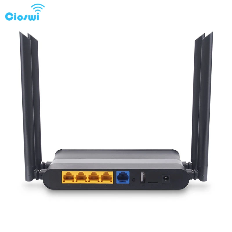 

Cioswi 1200Mbps Professional 2.4G & 5G Dual Band Wireless Wifi Gigabit Router Strong Stable Wifi Signal Wide Coverage