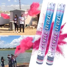 

Gender Reveal Cannon Confetti Powder Poppers Pink Blue Baby Shower Wedding Party Festival Props Festival Atmosphere Decorations