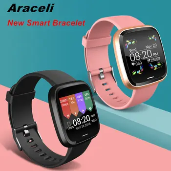 

Heart Rate Blood Pressure Monitoring Smart Bracelet Waterproof Weather Information Smart Band Sleep Tracker Smart Bracelet