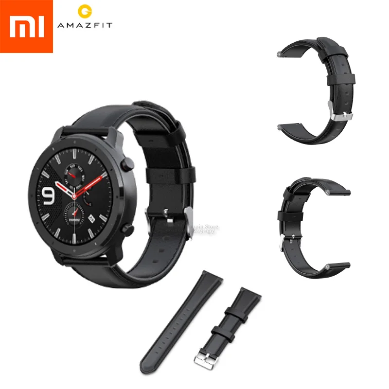 Модный ремешок для Xiaomi Mijia Amazfit GTR 47 мм Smartwatch Стильный Простой в использовании текстурный и PU ремешок для повседневного использования