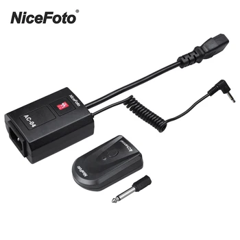 

NiceFoto AC-04B 4 Channels Radio Wireless Flash Trigger Transmitter 3.5mm Receiver+6.35mm Adapter for All Studio Outdoor Flash