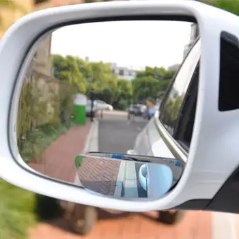

Car Blind Spot Mirror Rectangle Frameless,360° Rotate Adjustable Hd Glass Convex Mirror,1 Pair