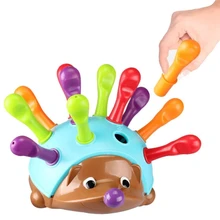 Jouet hérisson pour bébé de 13 à 24 mois, compétences motrices fines, Montessori, ressources d'apprentissage pour tout petits, jouets éducatifs