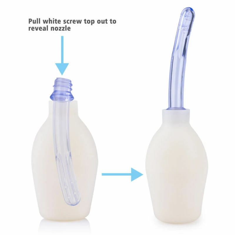 310ml White Reusable Enema Bottle Water Bulb Douche For Cleaning Anal Vaginal