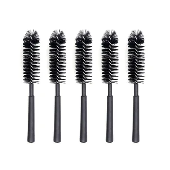 

5pcs/lot Rubber handle drip tip Cleaning Brushes for Cigarette/ Shisha glass tube Metal Cleaning Brush 70mm tool