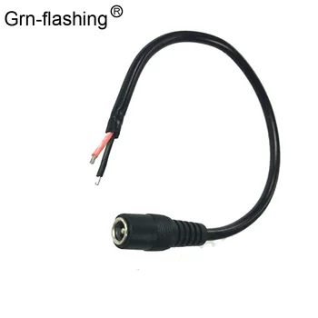 

2A LED Connector DC 5.5 x 2.1mm Female jack adapter Cable wire for Led Strip Power Adapter Plug Cord