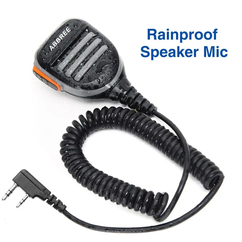 ABBREE AR-780 водонепроницаемый PTT плечевой микрофон для Kenwood TYT Baofeng рация | Мобильные