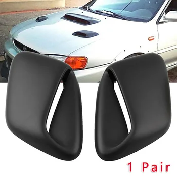 

1 Pair High Quality Accessories Car Hood Vents Scoop Air Flow Vent FRP Cover For Subaru Impreza GC8 STi 2.5RS 1999-2001