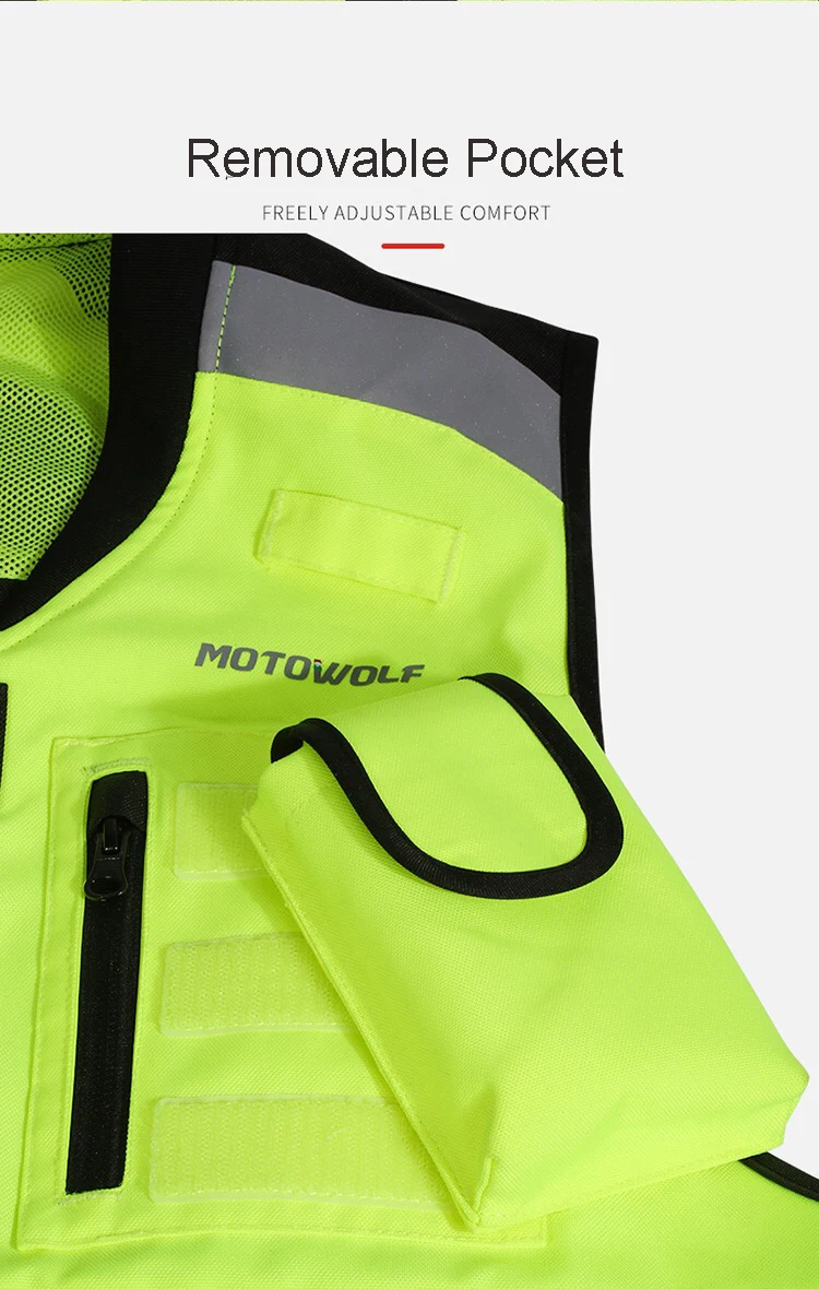MOTOMOLF мотоциклетный светоотражающий/дополнительный CE защитный жилет мотоциклетная безопасная Предупреждение высокая видимость жилет