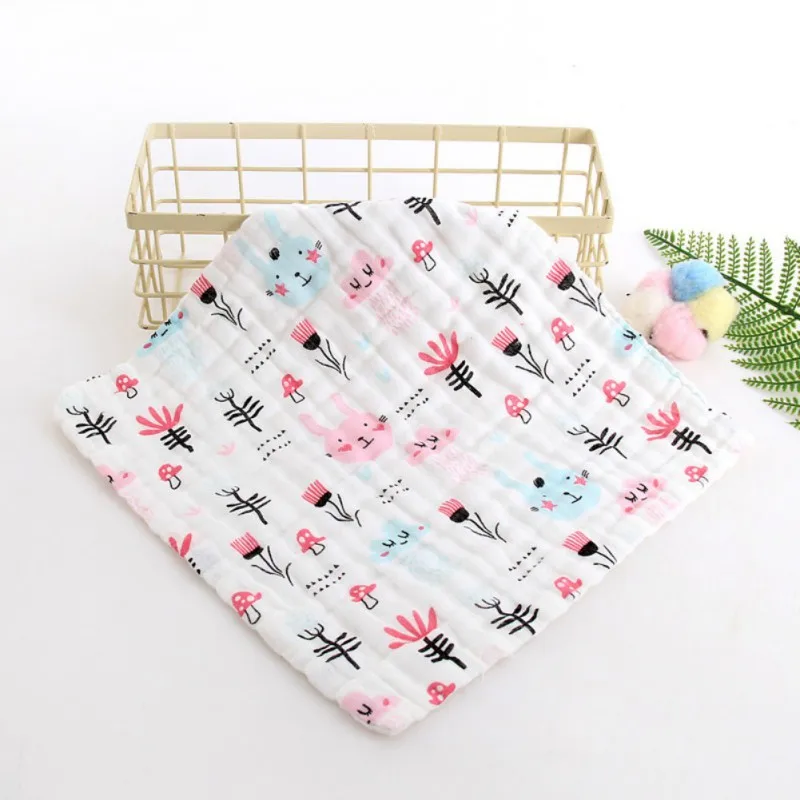 

Cotton Baby Bibs Bebe Girls Boys Bib Baby Feeding Smock Double-layer Buckle Eating Burp Cloths Baby Things