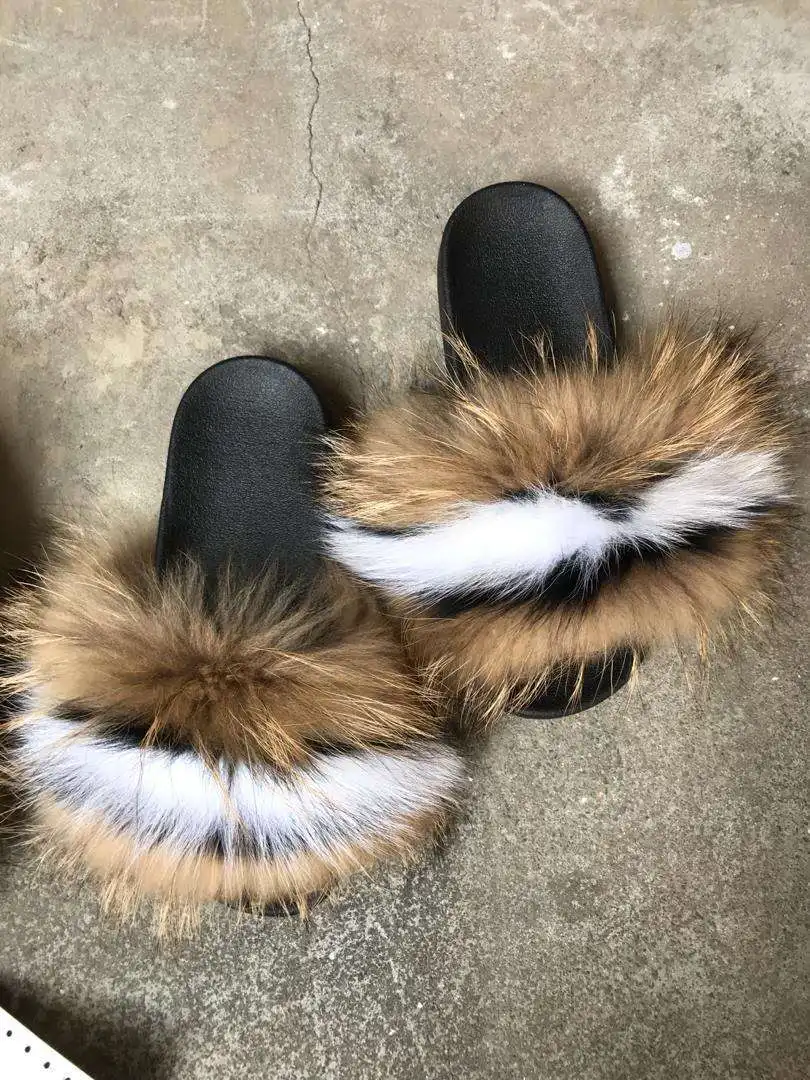 puffy fur slides