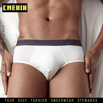 

CMENIN Brand New Men Solid Cotton Modal Sexy Gay Underwear Men Soft Hot Sale Bikini Mens Briefs Panties Breathable Comfortable