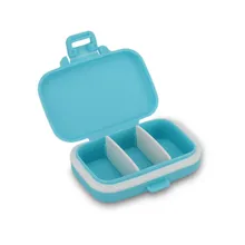 Синие Пластиковые чернила для татуажа, колпачок, контейнер для пигмента, аксессуары для татуажа, Размеры S/M/L, поставка тату-художников, коробка для хранения X#4