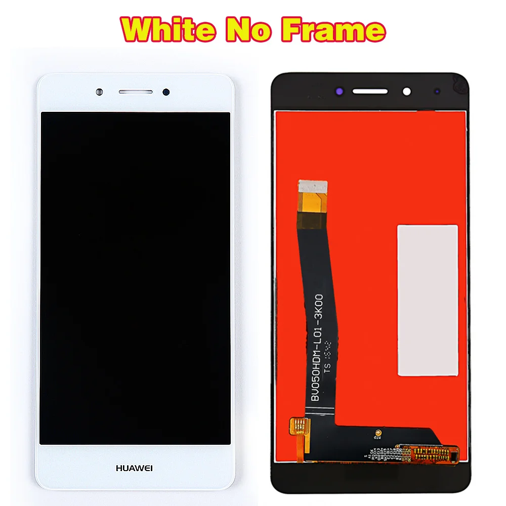 Huawei Honor 6C DIG-L01 ЖК-дисплей Дисплей Nova Смарт DIG-L21 DIG-L21HN Сенсорный экран 5,0 дюймов дигитайзер сборка рамка с инструментами - Цвет: White Without Frame