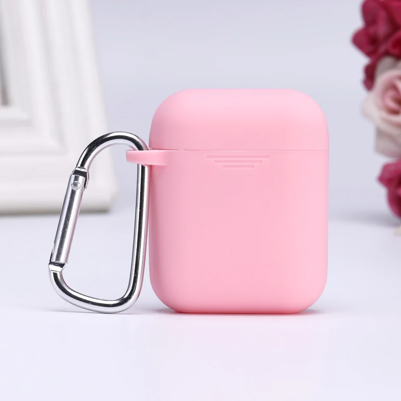Pink Противоударный мягкий силиконовый чехол для TWS i9s i9 i10 i11 i12 i13 i14 i15 беспроводные Bluetooth наушники защитный чехол кожа сумки - Цвет: Pink