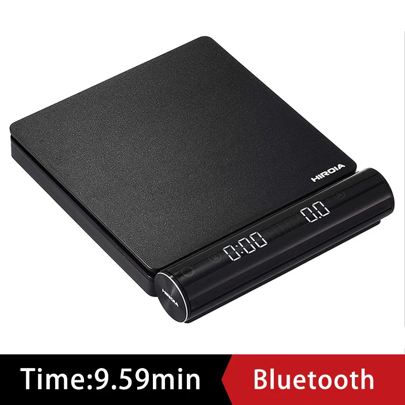 HIROIA 스테인리스 손은 커피 가늠자를 만든다 이탈리아 작풍 똑똑한 Bluetooth 가늠자 전기 가늠자 또는 플래트 홈 가늠자 Lcd 범위 0g-2kg