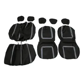 

9pcs Detachable Washable Knitted Auto Seat Covers for Car Sedan Truck Van Universal Vehicle Seat Protective Covers Car-styling