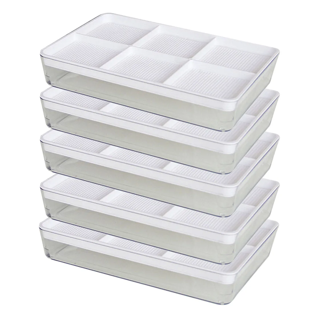 

5Pcs Seed Sprouter Tray Seed Germination Tray Seed Growing Tray - White/Blue + Transparent