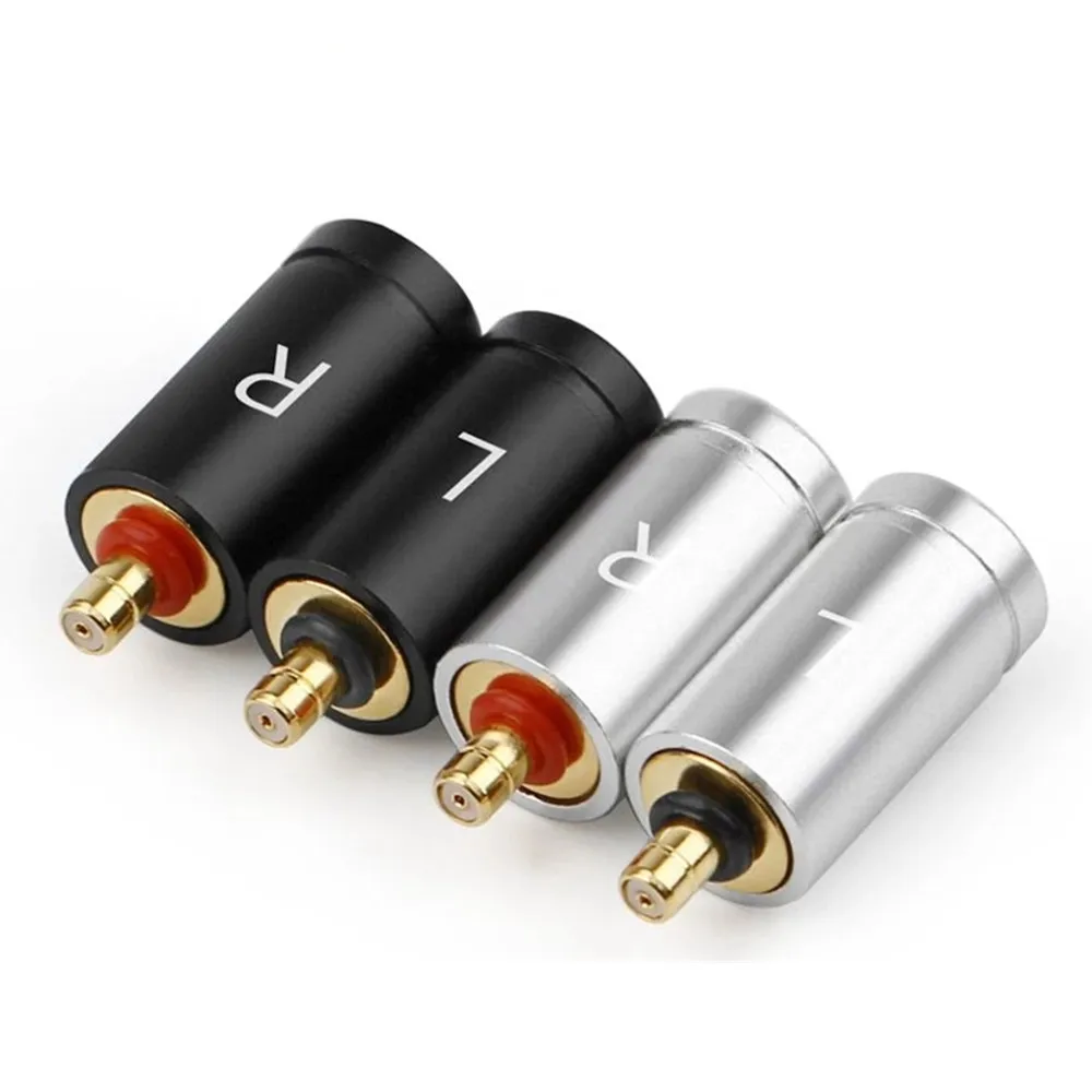 

2pairs Audio Minijack For UE Live UE6 Pro SUPERBAX IPX Connectors DIY Stereo HIFI Headphone Jacks DIY Headphones Plugs Black