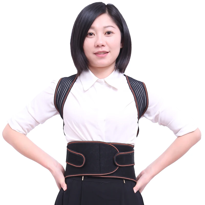 

S-2XL Posture Corrector Back Support Belt Orthopedic Posture Back Brace Support Back Straightener Adjustable shoulder protector