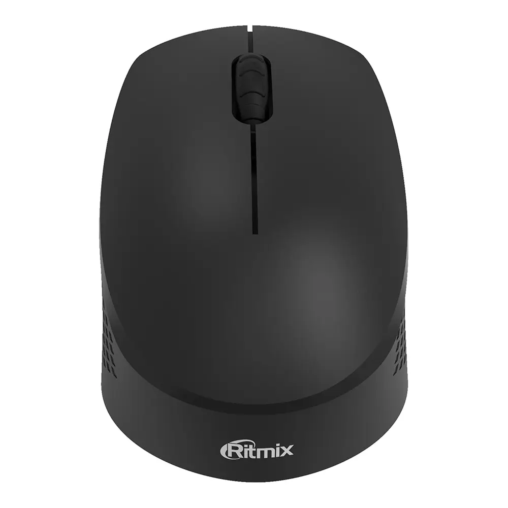 Беспроводная мышь RITMIX RMW-502 черный/серый/синий [оптическая 3 кнопки колесо