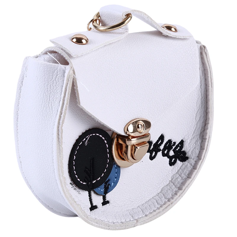 

Women's Round Embroidery Clutch Bag Storage Wallet Zipper Embroidery Fashion Clutch Bag Mini Business Card Holder Storage Bag