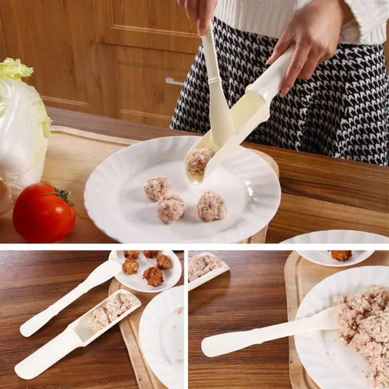 Кухонный инновационный маленький инструмент DIY Meatball производитель рыбных шариков ложка мясная лопатка