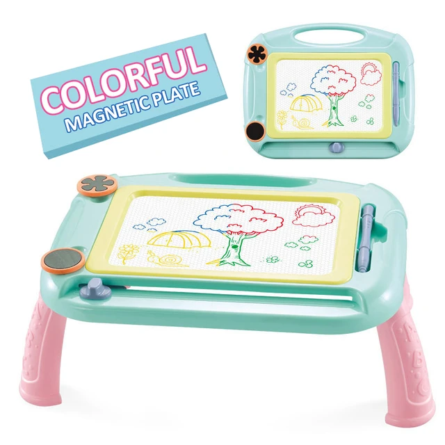 Mini Magnetic Drawing Board Portable Erasable Colorful Writing Pad Toy For  Kid Toddlers Babies With One Pen Best Birthday Gift