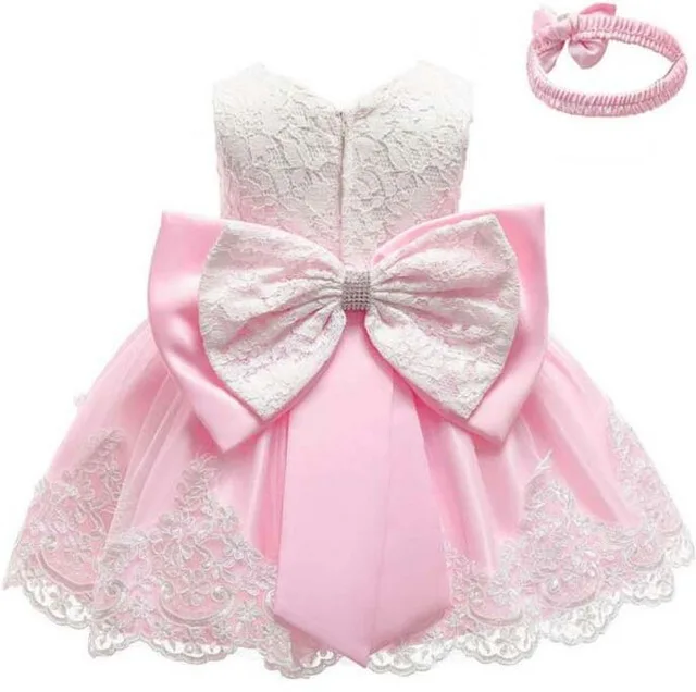 Г. Новое Детское платье для крещения, 1 день рождения, кружевное свадебное платье принцессы, вечерние платья на крестины детское рождественское платье - Цвет: X-B-04