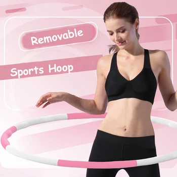 

Multi Size Fitness Sports Hoop Foam Hoop Adult Children Gymnastic Fitness Hoop Body Building Thin Waist Fitness Equipment Circle