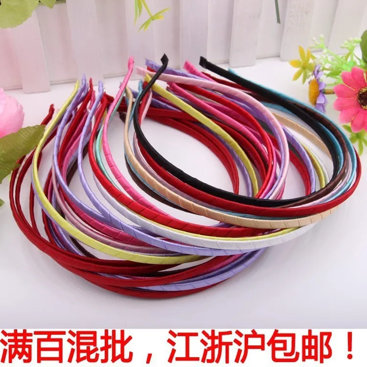 DIY аксессуары для волос Металлические повязки на голову для девушек серебряный цвет заколки для волос необработанные волосы бант Материал для детей 12 штук