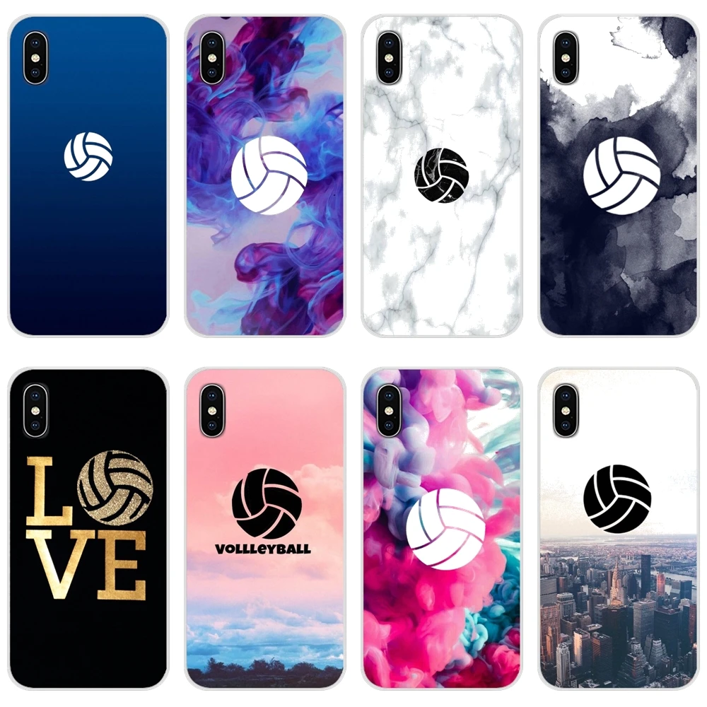volleyball sports art Accessories Phone Shell Covers For Samsung A10 A30 A40 A50 A60 A70 M30 Galaxy Note 2 3 4 5 8 9 10 PLUS | Мобильные