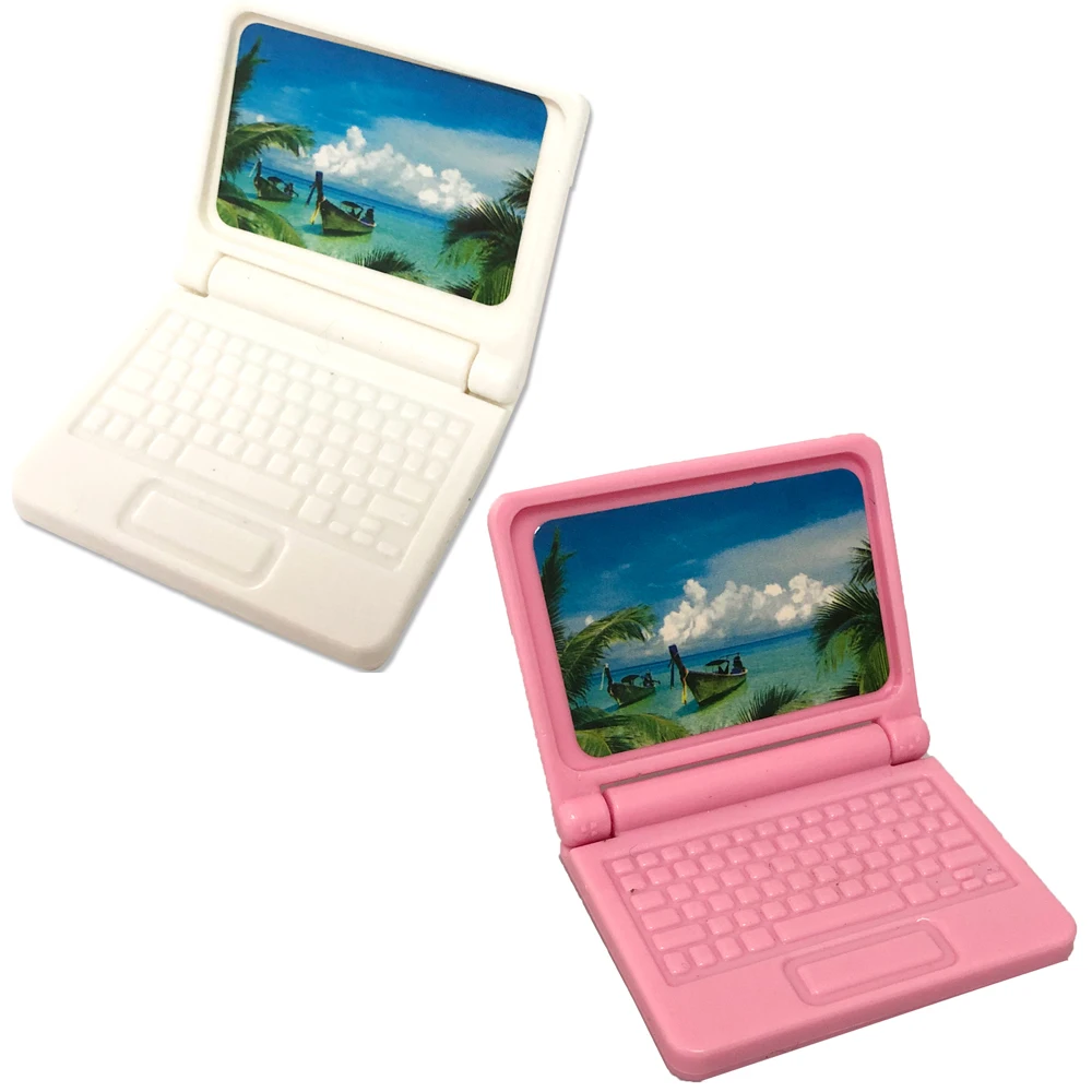 Doll Accessories NK Mixed Doll Furniture Fashion Computer Chair Mini Slide Fridge Bags Pets For Barbie Accessories Doll For Kelly DIY Toy JJ