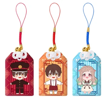 

1Pc Anime Toilet-Bound Hanako-kun Polyester Hanging Pendant Keychain Jibaku Shounen Key Chain Back Bag Kimono Decoration
