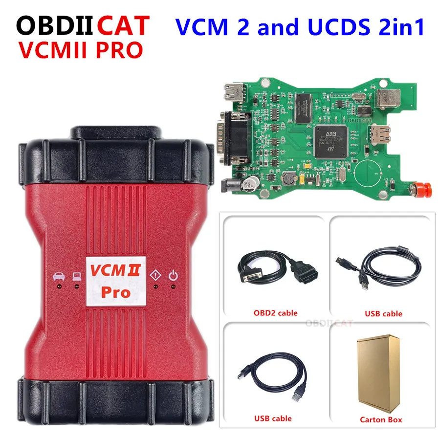 car battery checker Best Quality A+VCM2 IDS Full Chip Diagnostic Tools OBD2 Scanner Multi-language VCM2 IDS For Frd /M-azda Two Single PCB Boards best car battery tester Diagnostic Tools