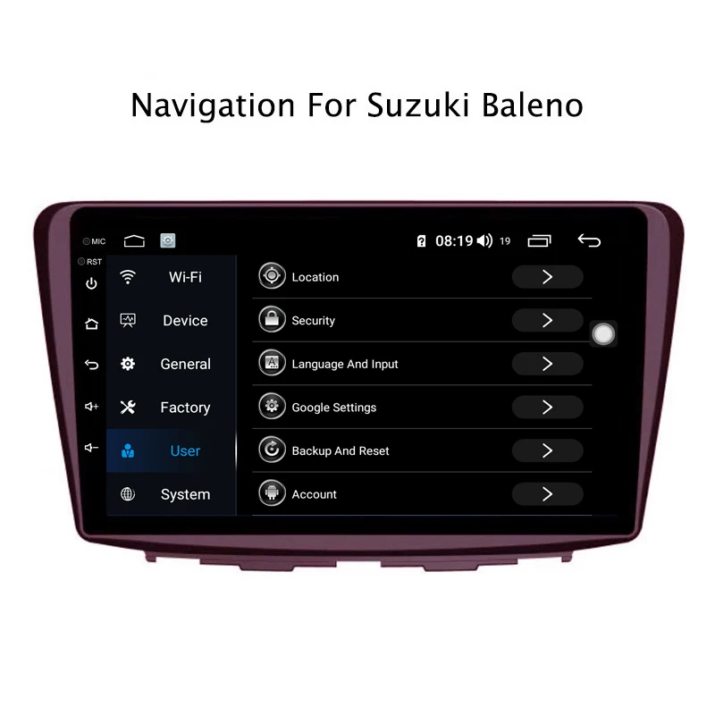 Flash Deal Ectwodvd 9inch Andriod 8.1 Car DVD GPS For Suzuki Baleno 2015-2018 4G RAM 64G ROM CarPlay DSP 4G LTE with WIFI 3