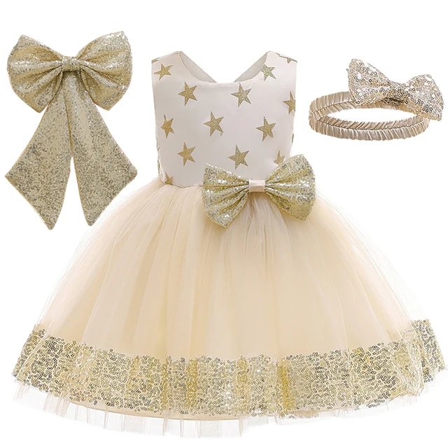 white princess dress for baby girl