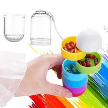 

Weekly 7 Day Waterproof Portable Pill Box Medicine Sorter Dispenser your daily pills neatly stored organized be ready when neede