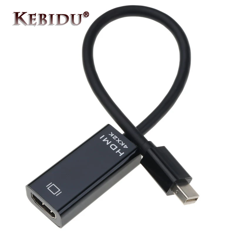 Мини-порт дисплея Kebidu DP-HDMI адаптер 4K HD 1080 для коммутатор-переходник Mac Macbook Pro |