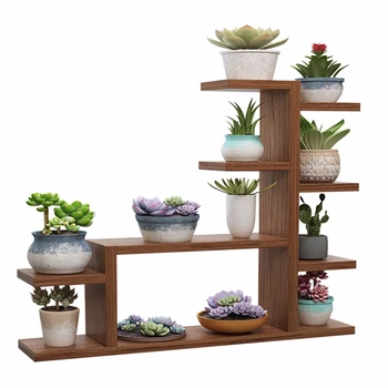 

Solid Wood Desktop Float Windowsill Exceed Narrow Multi-storey Province Space Small Flowerpot Rack Rack