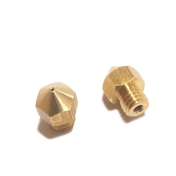 

3d printer hot end parts replicator mk8 nozzle 0.4mm brass for 1.75mm filament great quality free shipping
