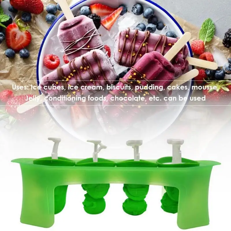 Форма для мороженого DIY формы для мороженого лоток с кронштейном в форме черепа многоразовые формы для выпечки замороженного льда кухонный инструмент