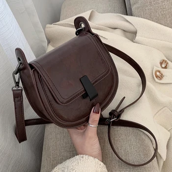 

Vintage Saddle Bags for Women Crossbody Shoulder Bags Girls Handbags Lady Travel Cross Body Bag Handbags Women Bags Designer