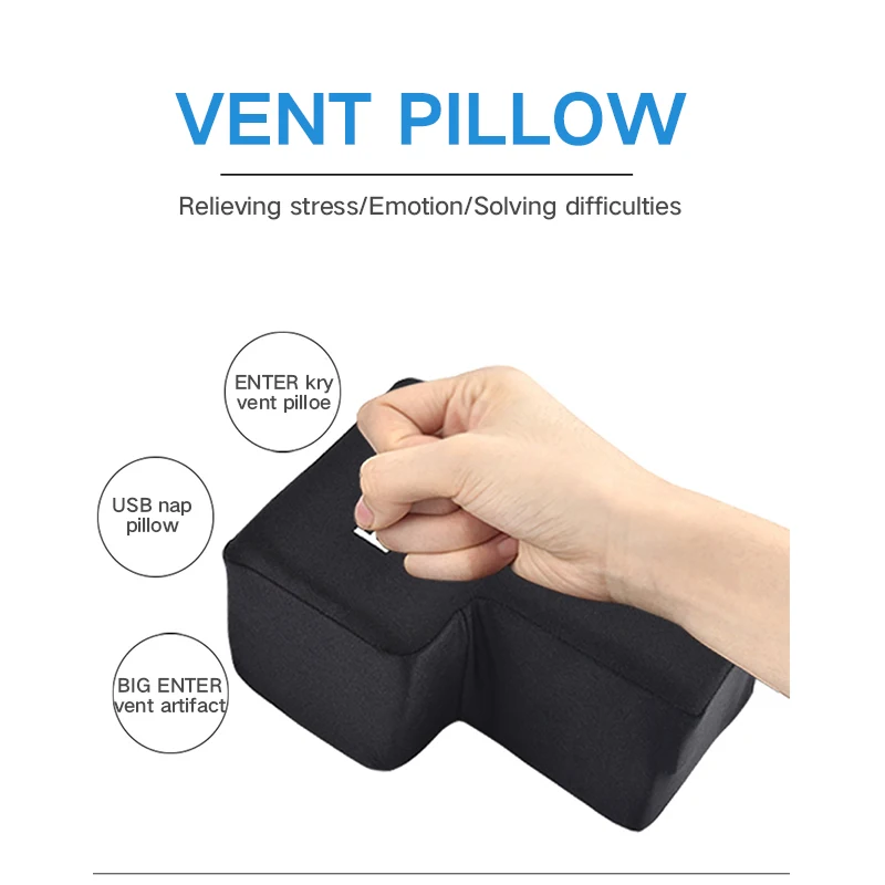 

Enter key vent pillow USB nap pillow shape decompression toy Decompression Stress Reliever for adult and children toy